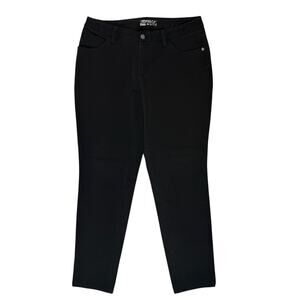 Nike Dri-Fit Golf Pants Women's 8 Black Denim with Stretch